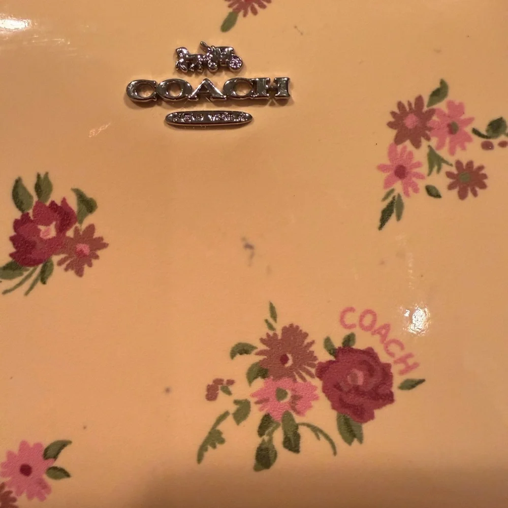 Coach Floral Print Wallet - Picture 6 of 10